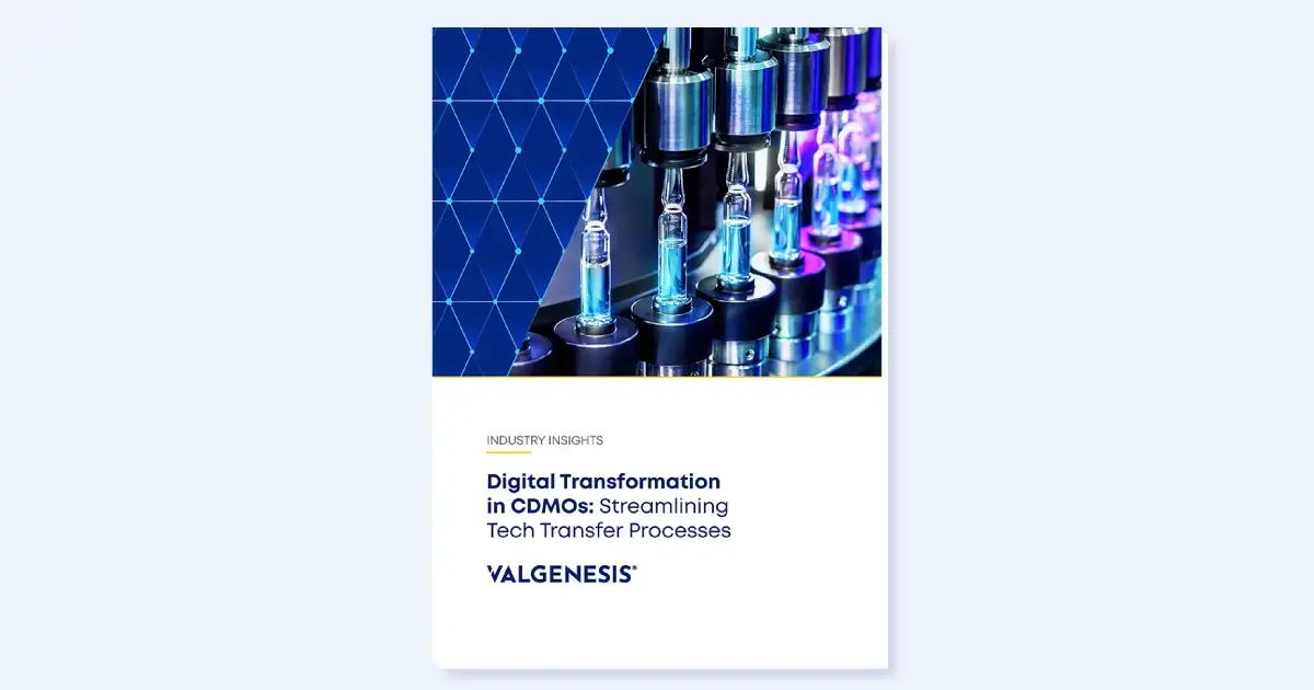Digital Transformation in CDMOs: Streamlining Tech Transfer Processes