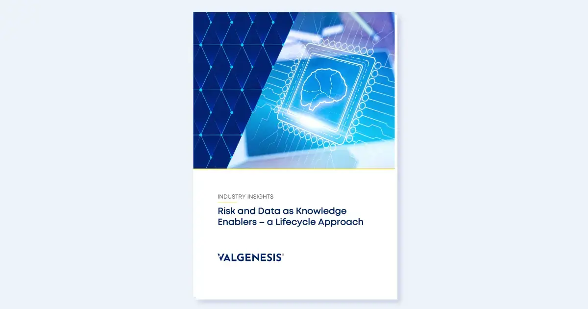 Risk and Data as Knowledge Enablers: A Lifecycle Approach