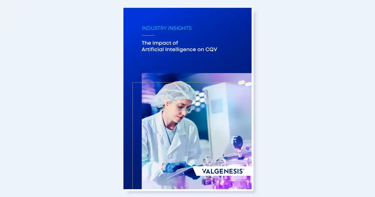 The Impact of Artificial Intelligence on CQV